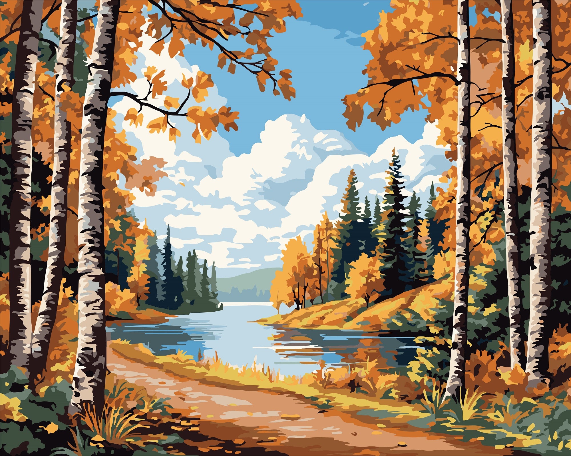 צביעה לפי מספרים - PBN1196