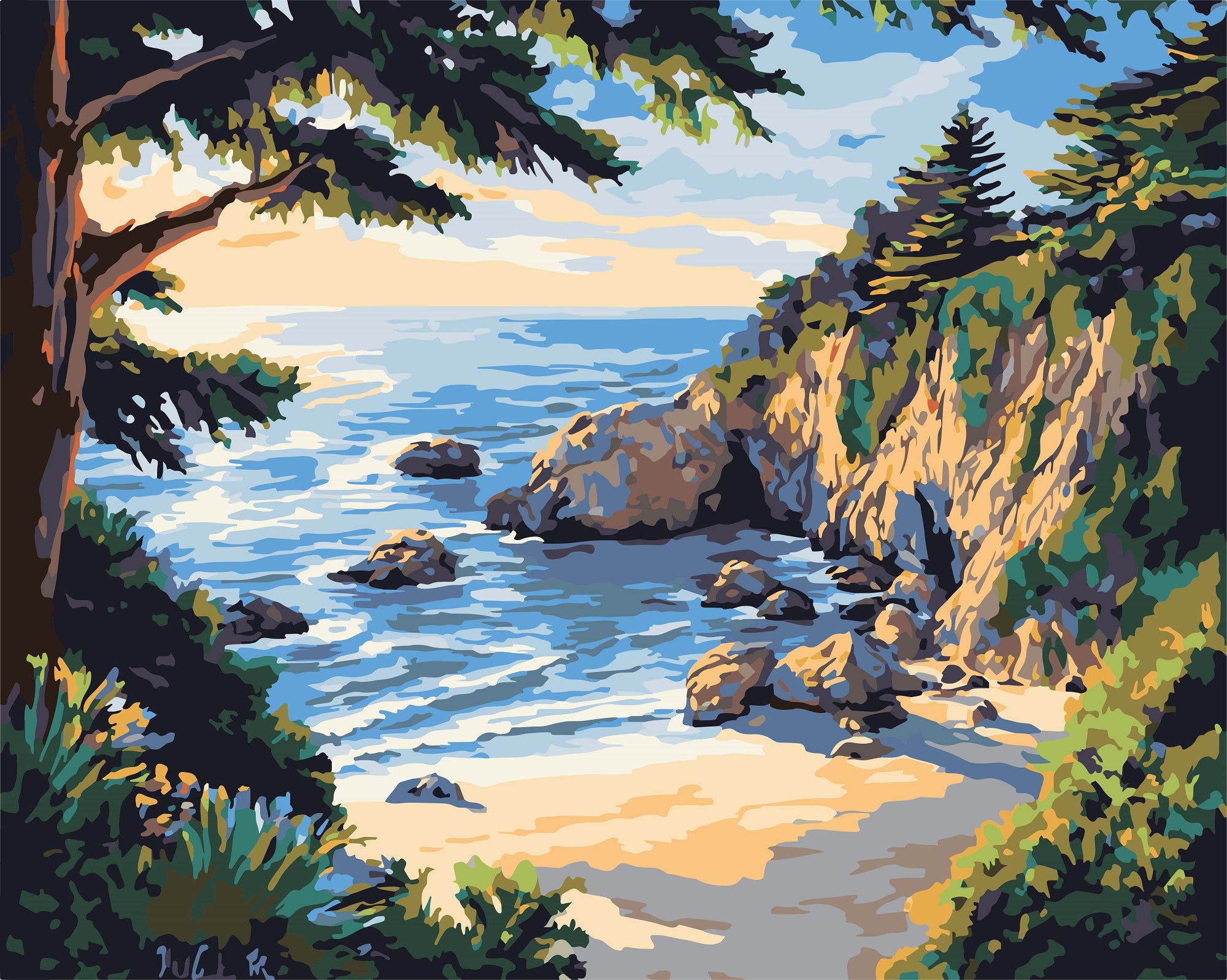 צביעה לפי מספרים - PBN1285