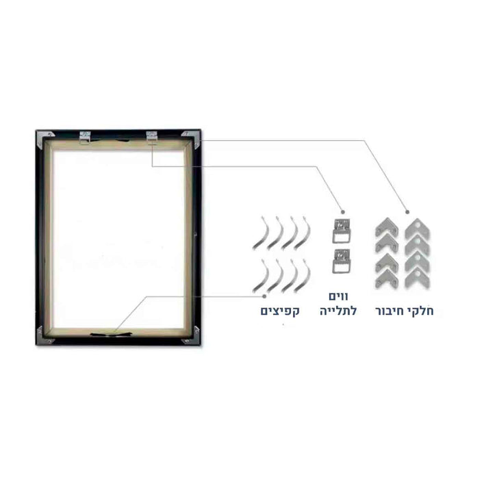 מסגרת אלומיניום לתמונה