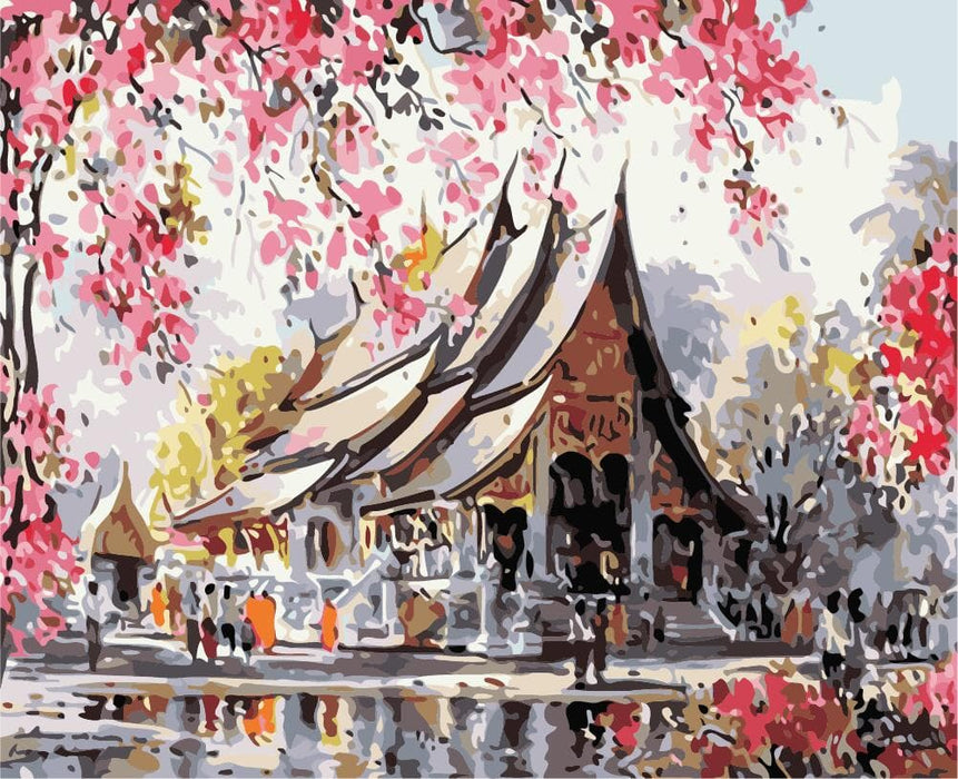 צביעה לפי מספרים - מקדש תאילנדי, תאנקורן צ'אינדה