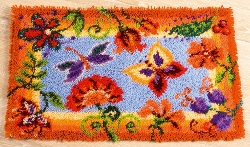 הכנת שטיח - פרחים דקורטיביים
