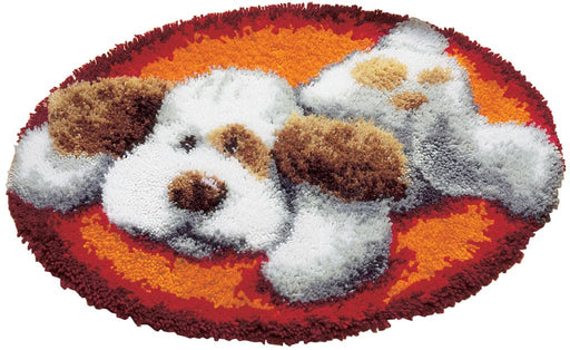 הכנת שטיח - כלבלב על השטיח