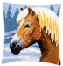 הכנת תמונת צמר או כרית - סוס ושלג