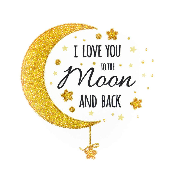 רקמת חרוזים - Love you to the Moon and Back